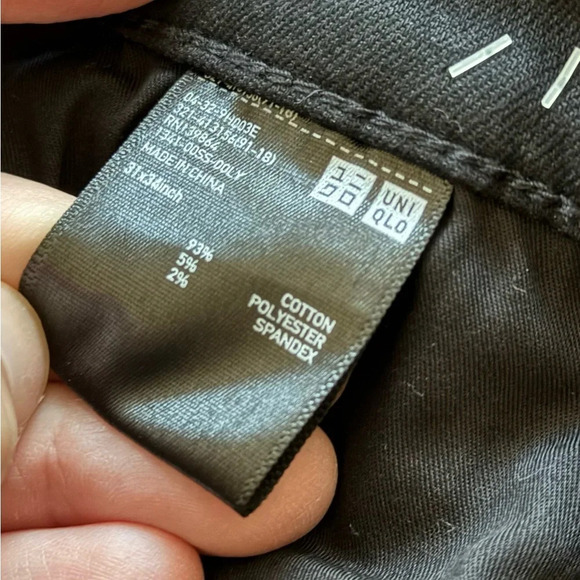 Uniqlo Black Stretch Jeans - 31x34 - Picture 11 of 13